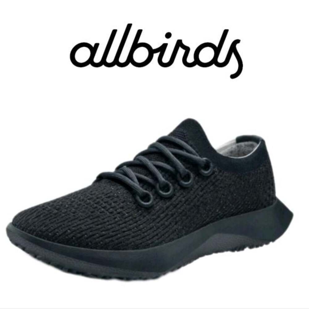 Allbirds  Tree Dasher TD 2 Knit Sneaker Black Sole Size:13 Men